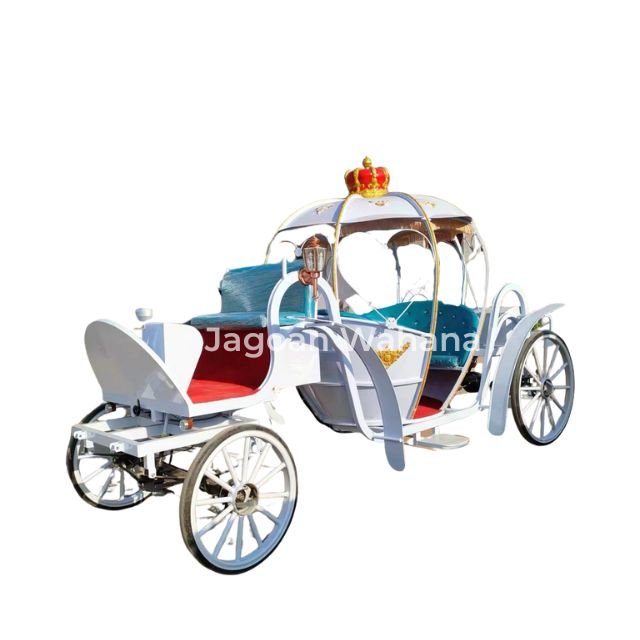 White-Blue Pumpkin Carriage