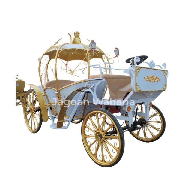 White-gold Pumpkin Carriage