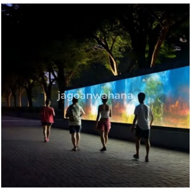 Interactive Running Wall