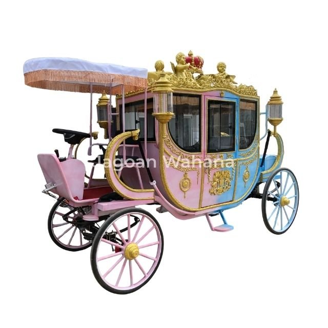 Pastel Royal Carriage with Canopy