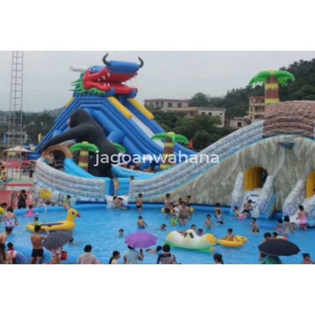 Land Air-filled Water Park