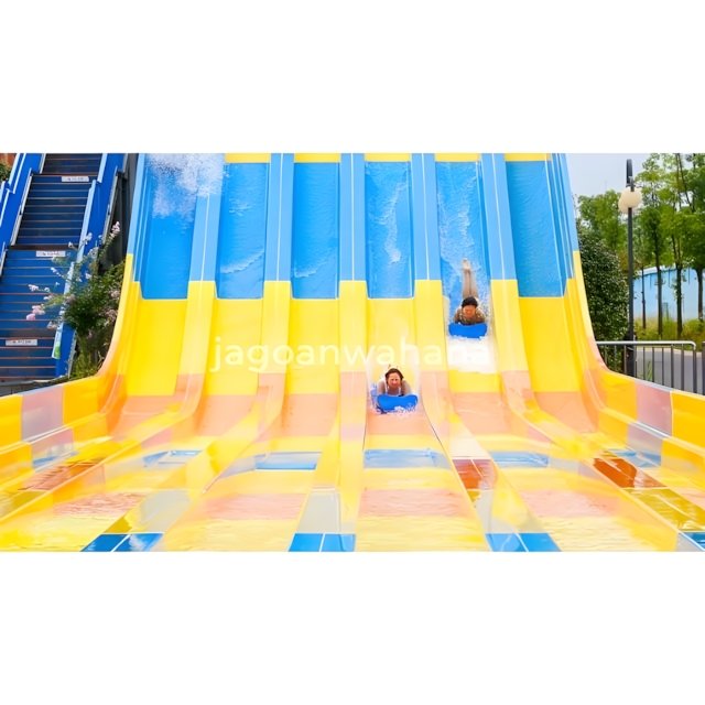 Rainbow Wavy Slide